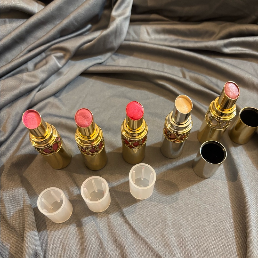 Yves Saint Laurent Rouge Volupté Lipstick Bundle Set 5 Lip color Variety Pack - Picture 12 of 14